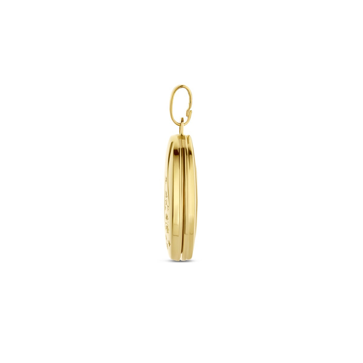 Fantasy Collection Medaillon ovaal 26 mm 14K geelgoud hanger