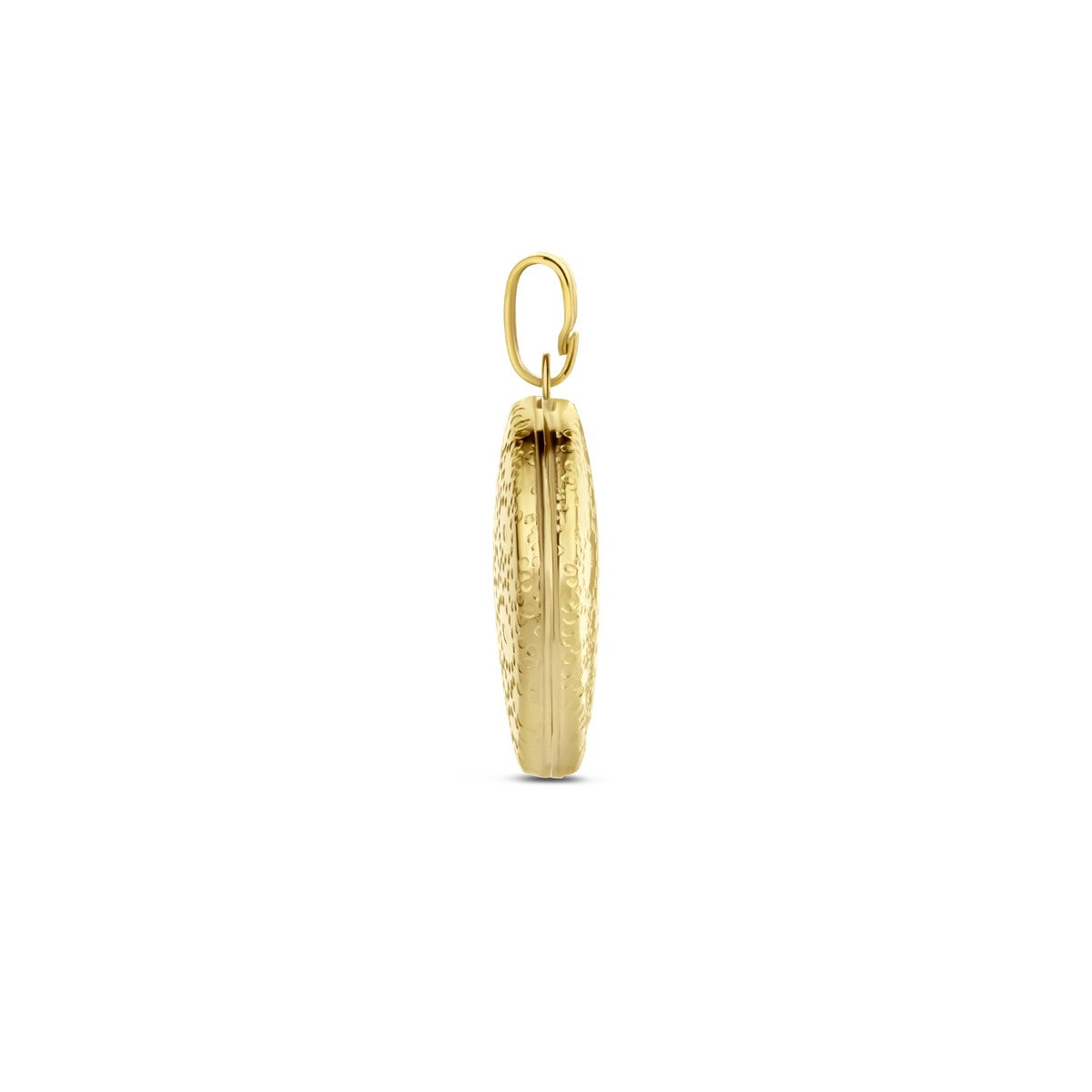Fantasy Collection Medaillon hartje gravure 17 mm 14K geelgoud hanger