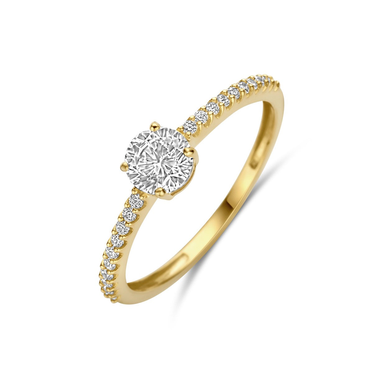 Fantasy Collection Ring zirkonia 14K geelgoud