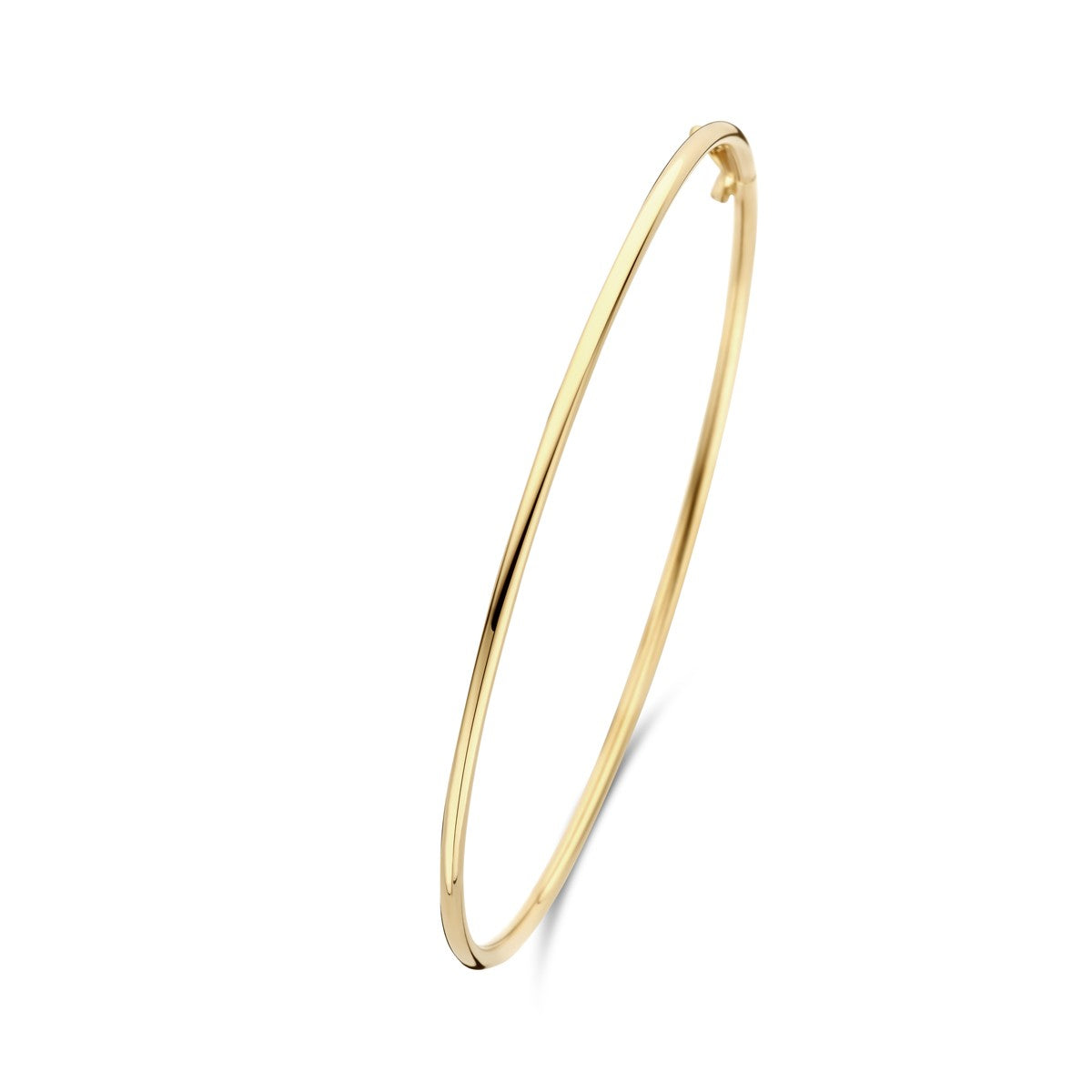 Fantasy Collection Bangle dop ovale buis 2,4 mm 60 x 52 mm 14K geelgoud