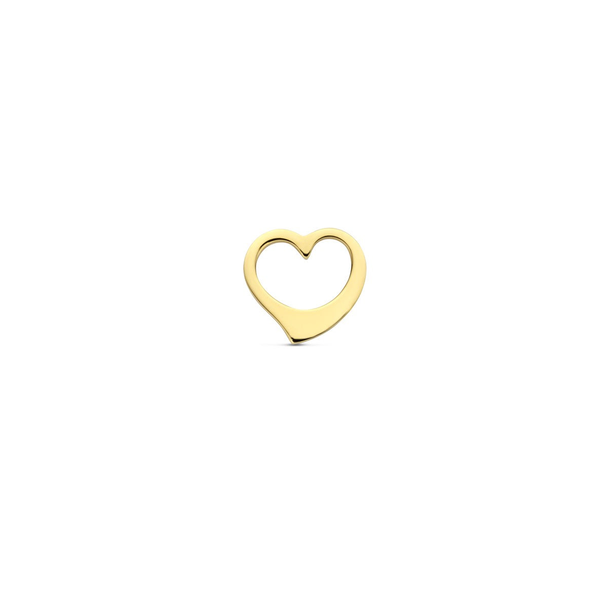 Fantasy Collection Hanger hartje 7 mm 14K geelgoud