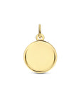 14K geelgoud graveerhanger 18 mm 4033125 - PansiteNederland.nl