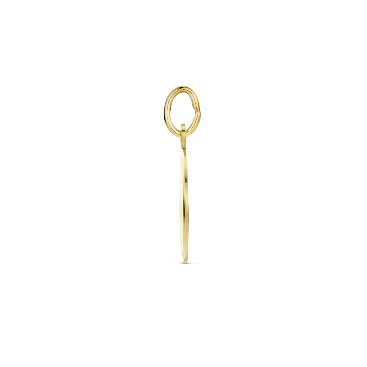 Fantasy Collection Graveerhanger 12 mm 14K geelgoud