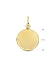 14K geelgoud graveerhanger 18 mm 4033131 - PansiteNederland.nl