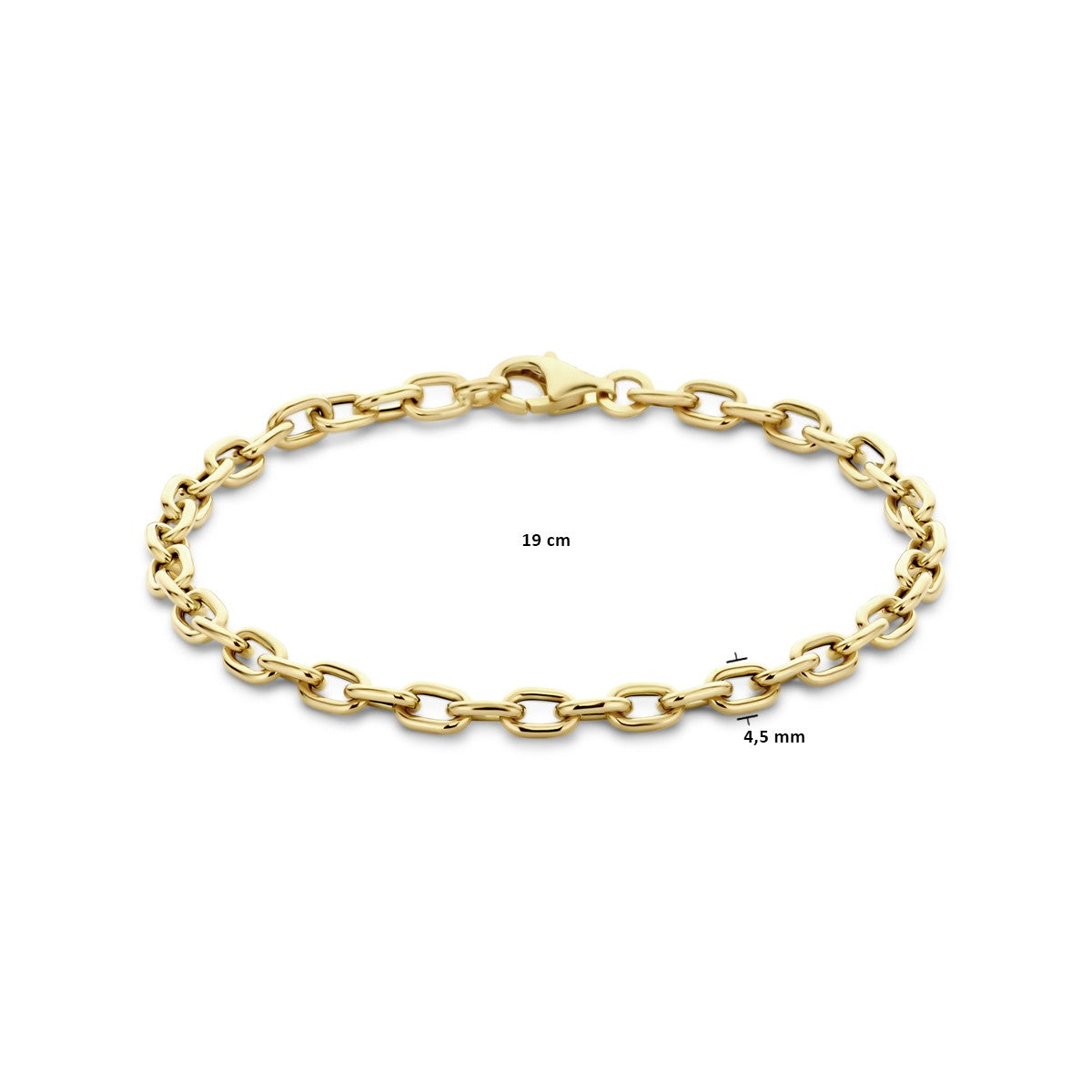 Fantasy Collection Armband 4,5 mm 19 cm 14K geelgoud