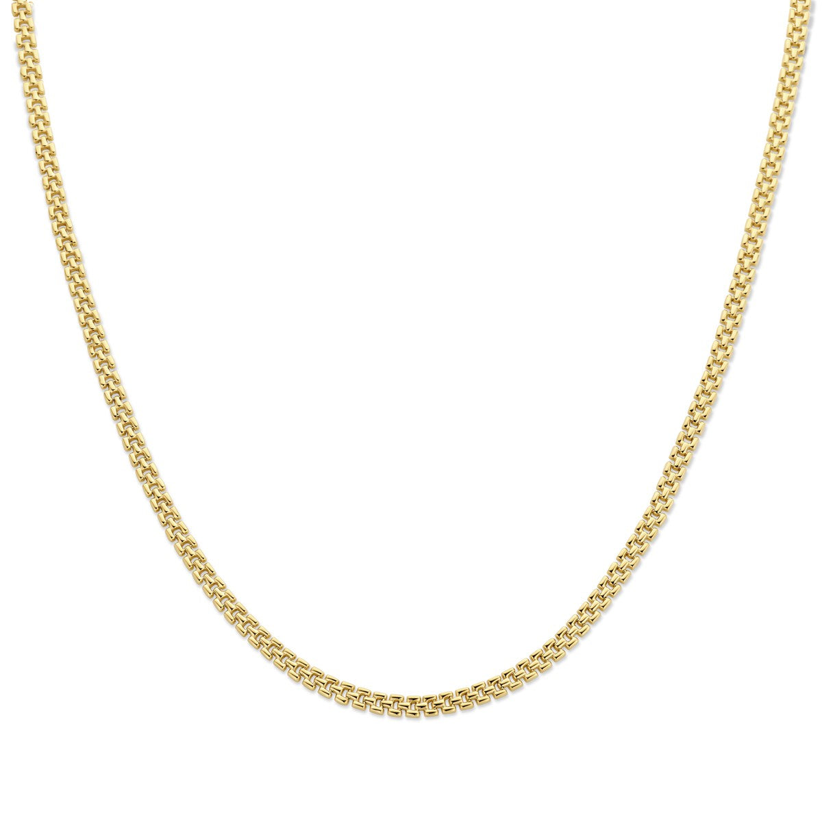 Fantasy Collection Collier panter 5 mm 43 cm 14K geelgoud