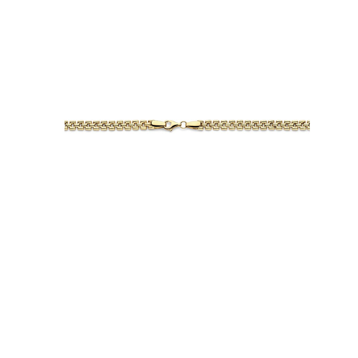 Fantasy Collection Collier panter 5 mm 43 cm 14K geelgoud