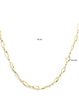 14K geelgoud collier 6,5 mm 45 cm 4033154 - PansiteNederland.nl