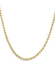 14K geelgoud collier bolletjes 6 mm 45 cm 4033159 - PansiteNederland.nl