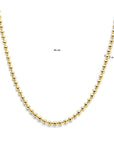 14K geelgoud collier bolletjes 6 mm 45 cm 4033159 - PansiteNederland.nl