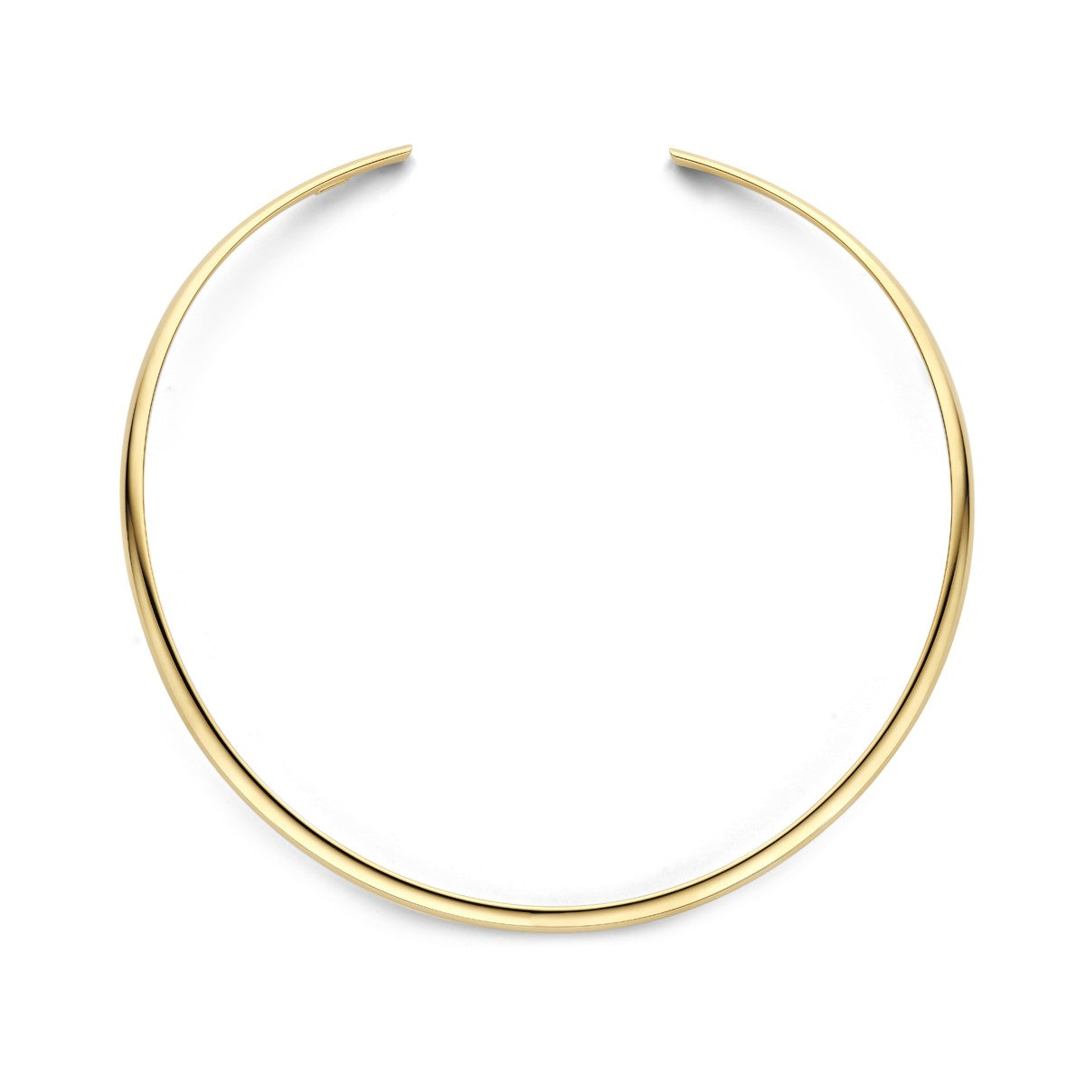 Fantasy Collection Collier spang ovale buis 14K geelgoud
