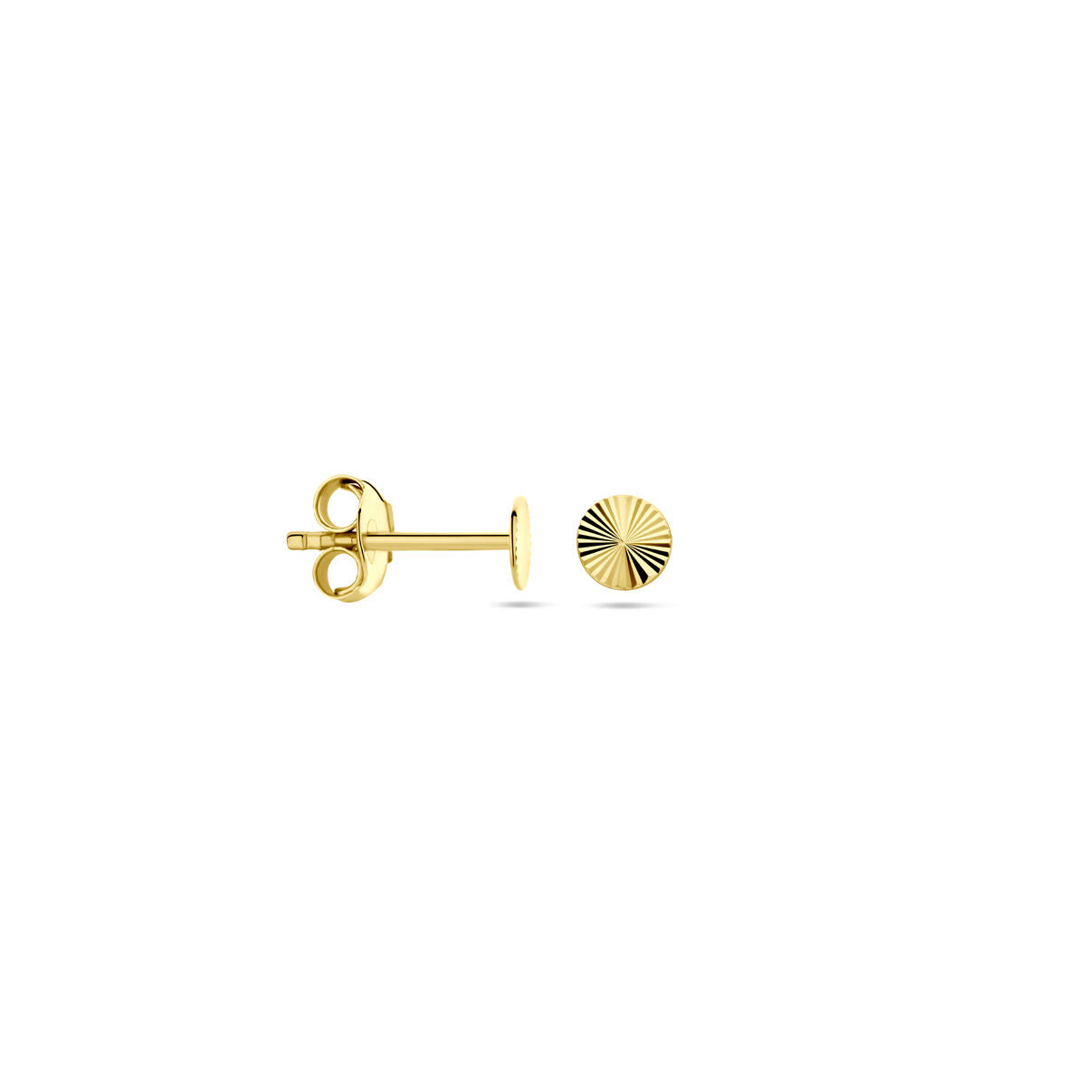 14K geelgoud clous diamantés 4,0 mm - 4033213 - PansiteNederland.nl