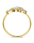 14K geelgoud Ring Zirkonia 14K Geelgoud - 4033215 - PansiteNederland.nl