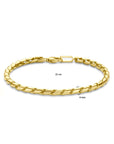 14K geelgoud armband 4 mm 21 cm - 4033228 - PansiteNederland.nl
