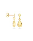 14K geelgoud oorhangers druppel 18 mm - 4033238 - PansiteNederland.nl