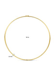 14K geelgoud spang collier 3,4 mm 40 cm - 4033246 - PansiteNederland.nl