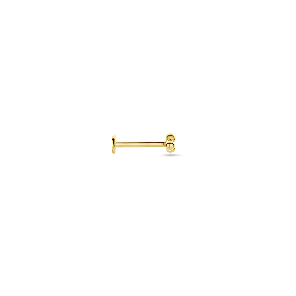 Fantasy Collection Flat back piercing bolletjes 3 mm 14K geelgoud