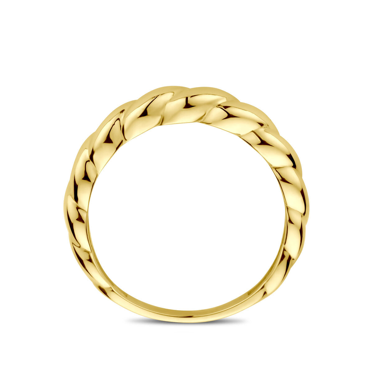 Fantasy Collection Ring gedraaid 14K geelgoud
