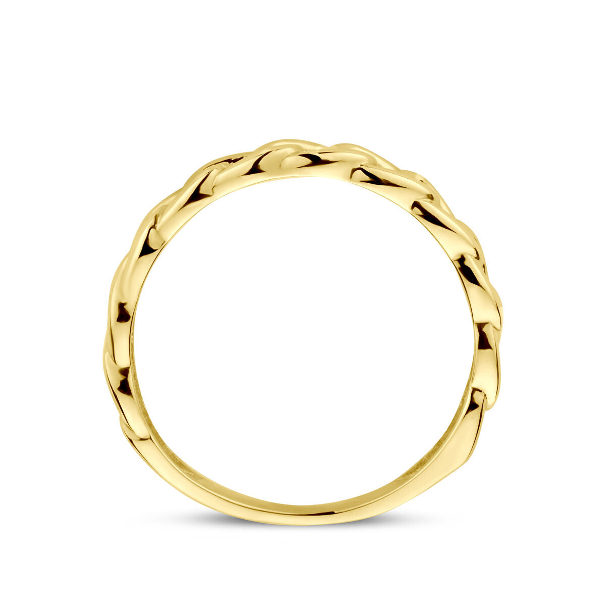 Fantasy Collection Ring schakel 14K geelgoud