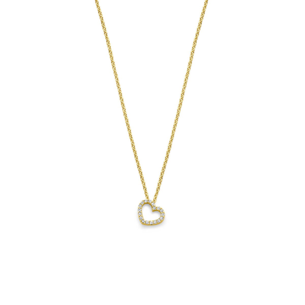 Fantasy Collection 14K Geelgouden Diamanten Ketting voor Dames 4033322