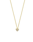 14K Geelgoud Collier Hartje Diamant 0.09Ct H Si 44 Cm - 4033326 - PansiteNederland.nl