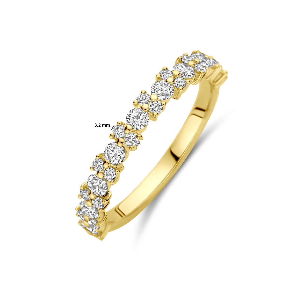 Fantasy Collection Ring diamant 14K geelgoud