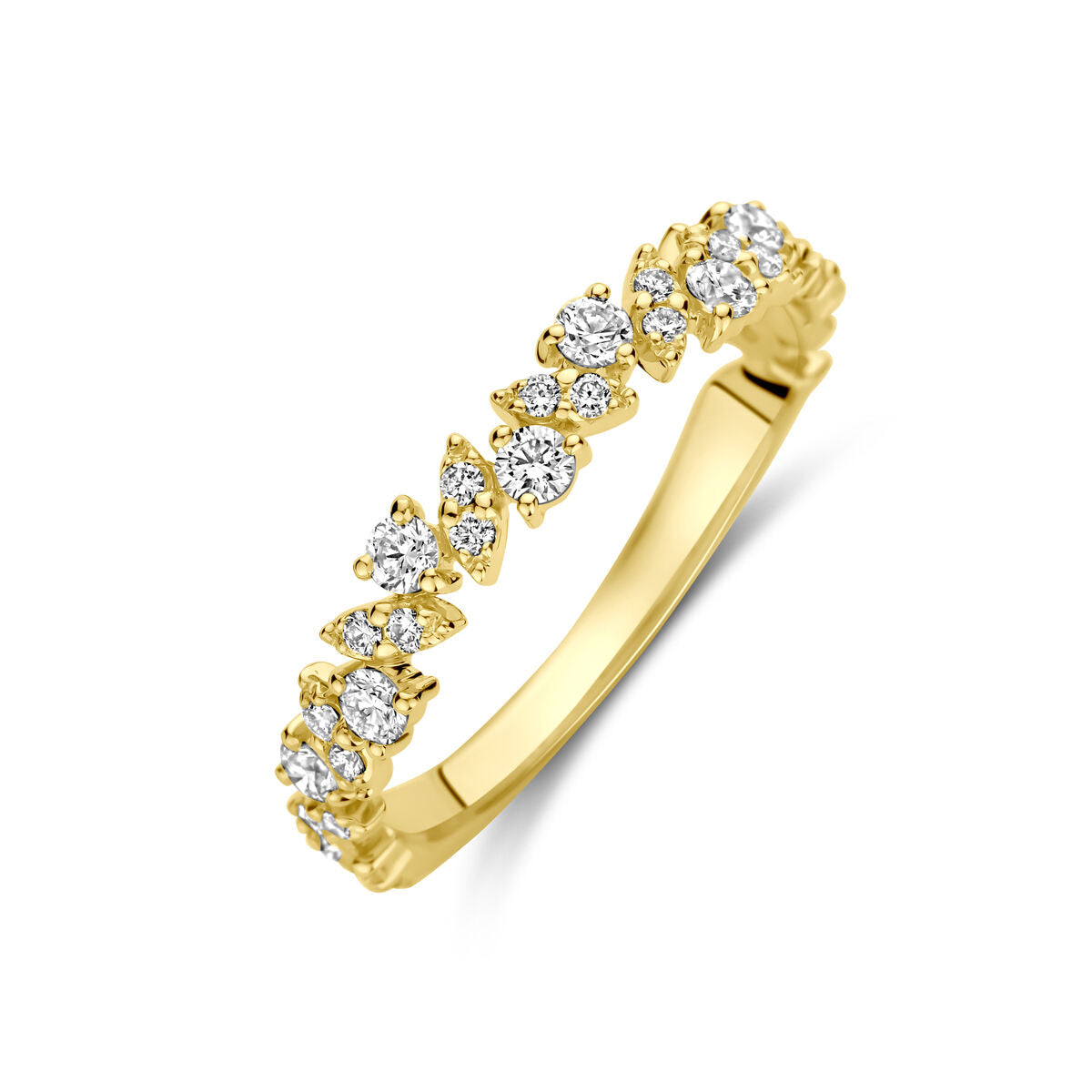Fantasy Collection Ring diamant 0.49ct h si 14K geelgoud