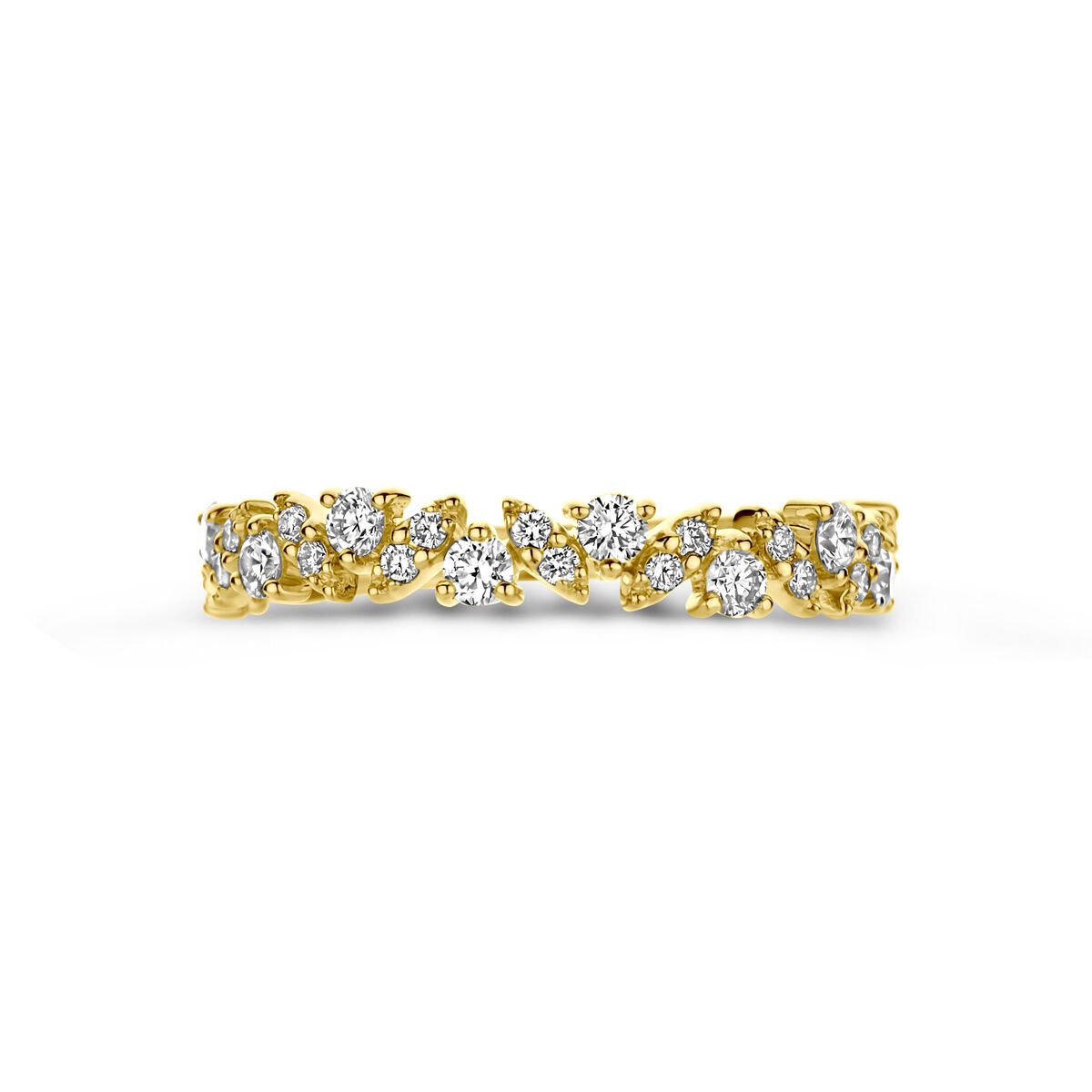 Fantasy Collection Ring diamant 0.49ct h si 14K geelgoud