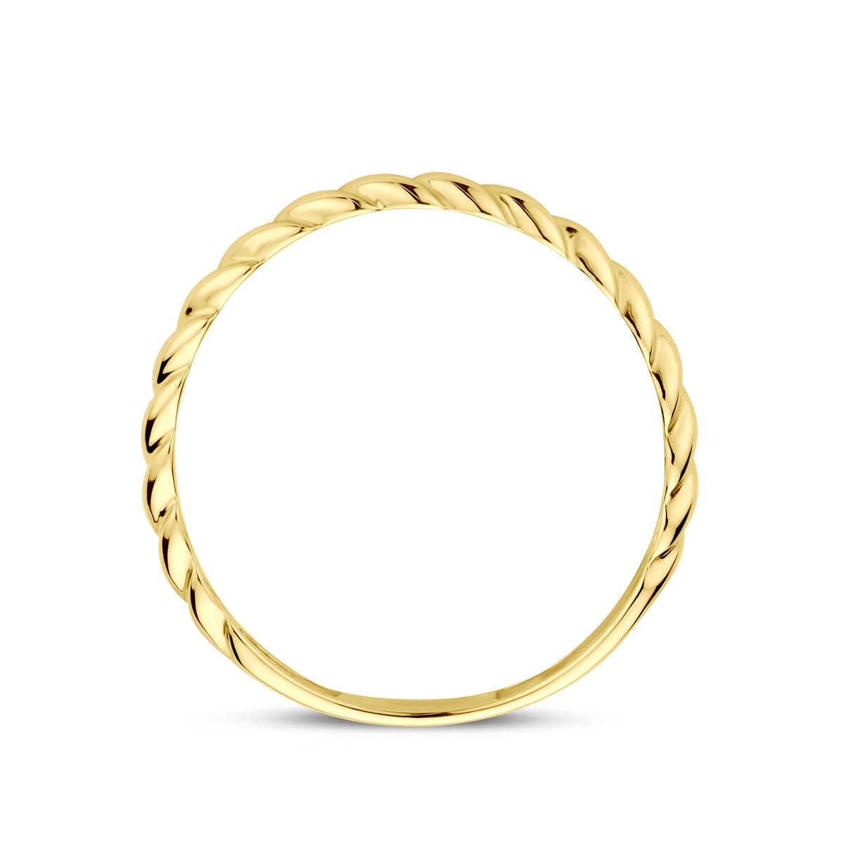Fantasy Collection Ring gedraaid 14K geelgoud
