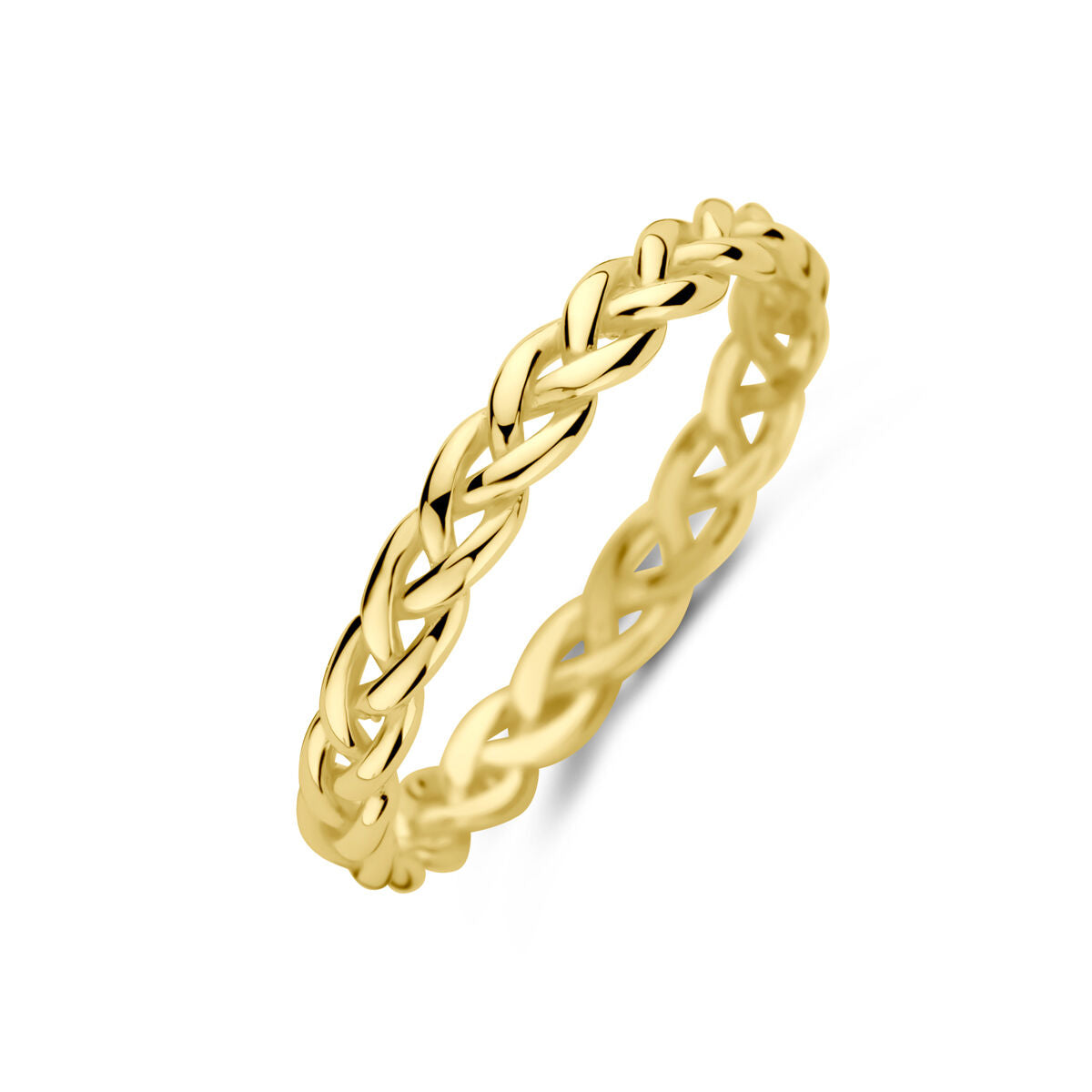 Fantasy Collection Ring gevlochten 14K geelgoud