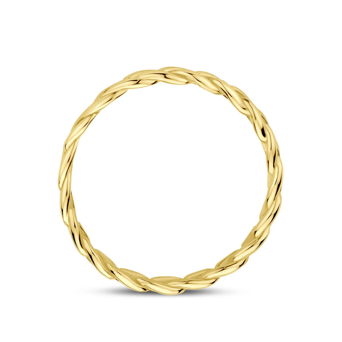 Fantasy Collection Ring gevlochten 14K geelgoud