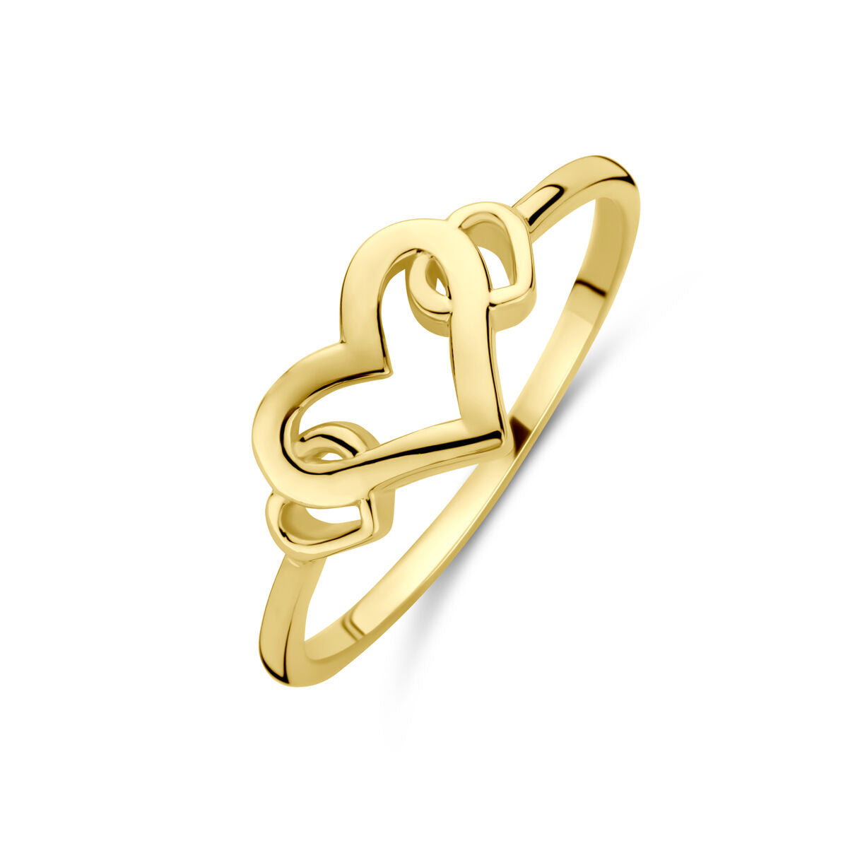 Fantasy Collection Ring hartjes 14K geelgoud