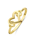 14K geelgoud ring hartjes - 4033373 - PansiteNederland.nl