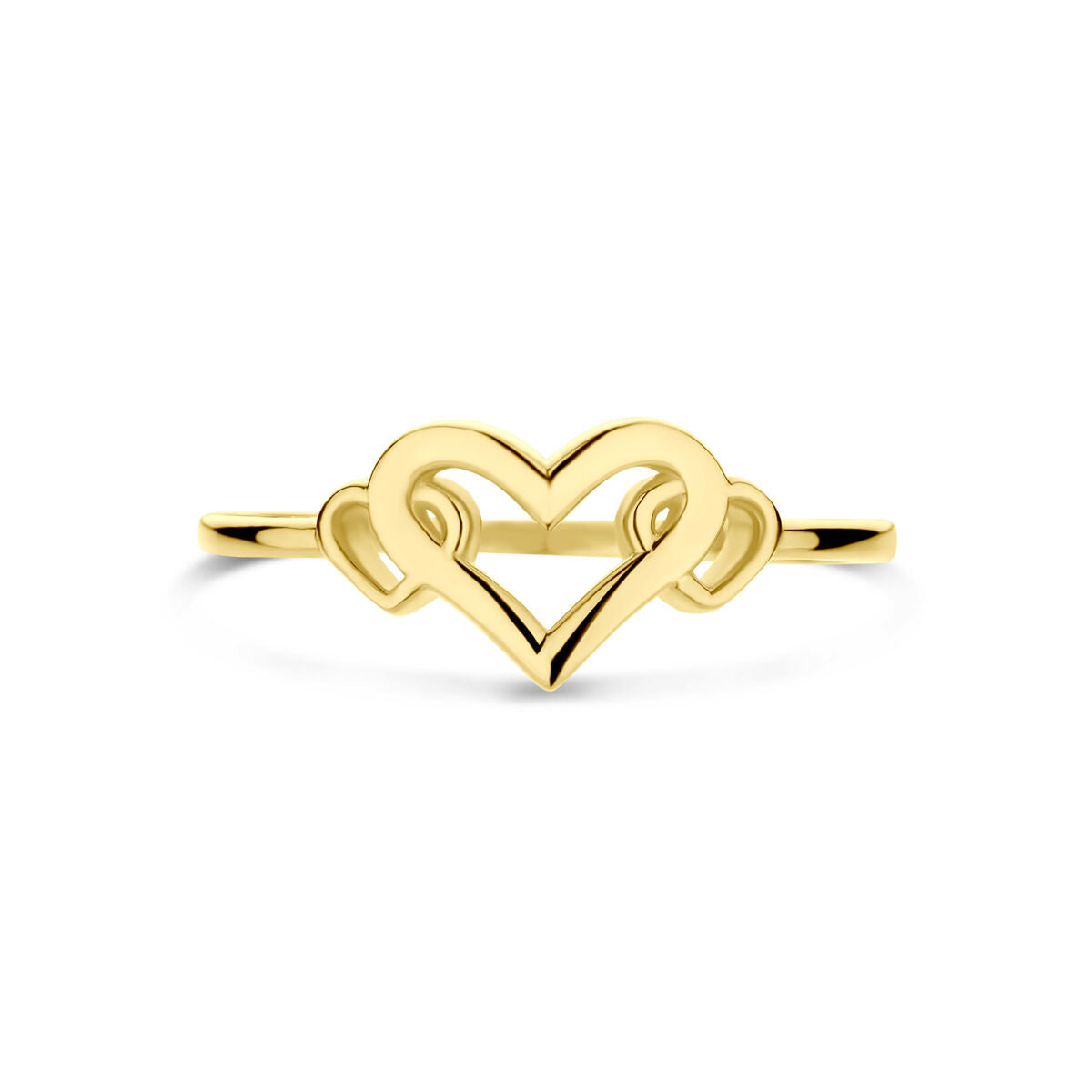 Fantasy Collection Ring hartjes 14K geelgoud
