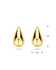 14K geelgoud oorknoppen druppel 15 mm - 4033384 - PansiteNederland.nl