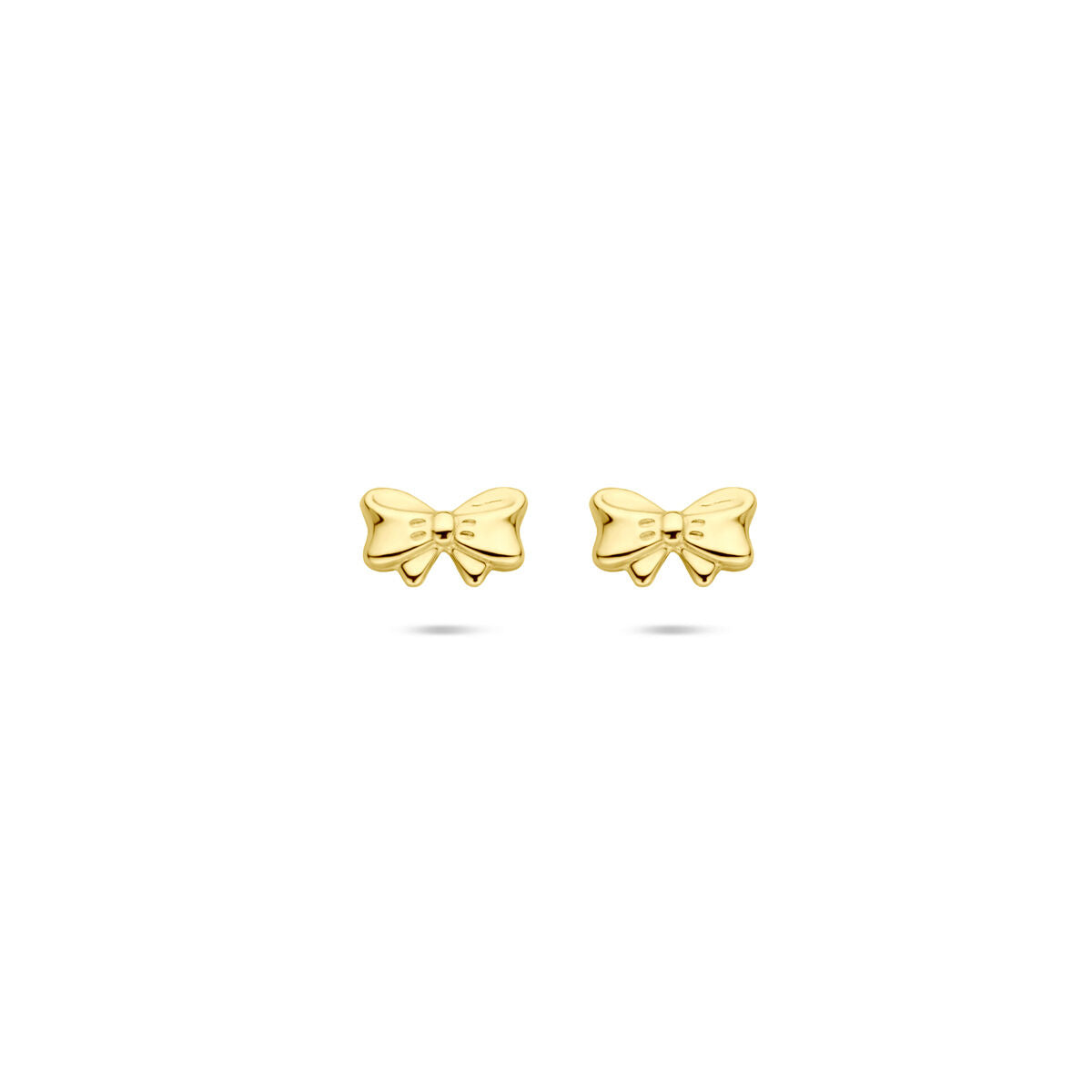 Fantasy Collection Oorbellen strik 5 mm 14K geelgoud