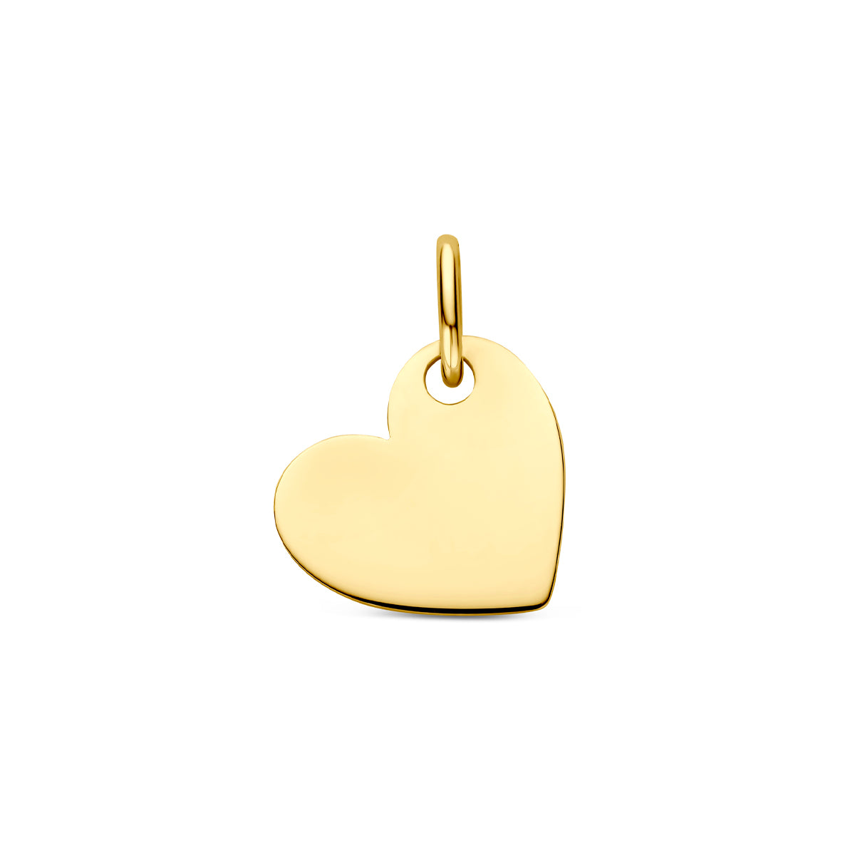 Fantasy Collection Graveerhanger hartje 14K geelgoud 9 mm