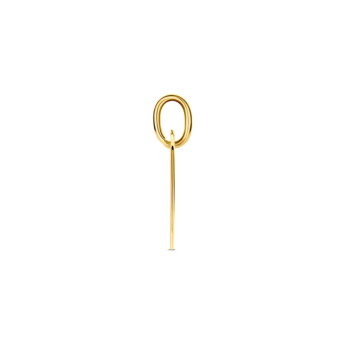 Fantasy Collection Graveerhanger hartje 14K geelgoud 10 mm - afbeelding 3