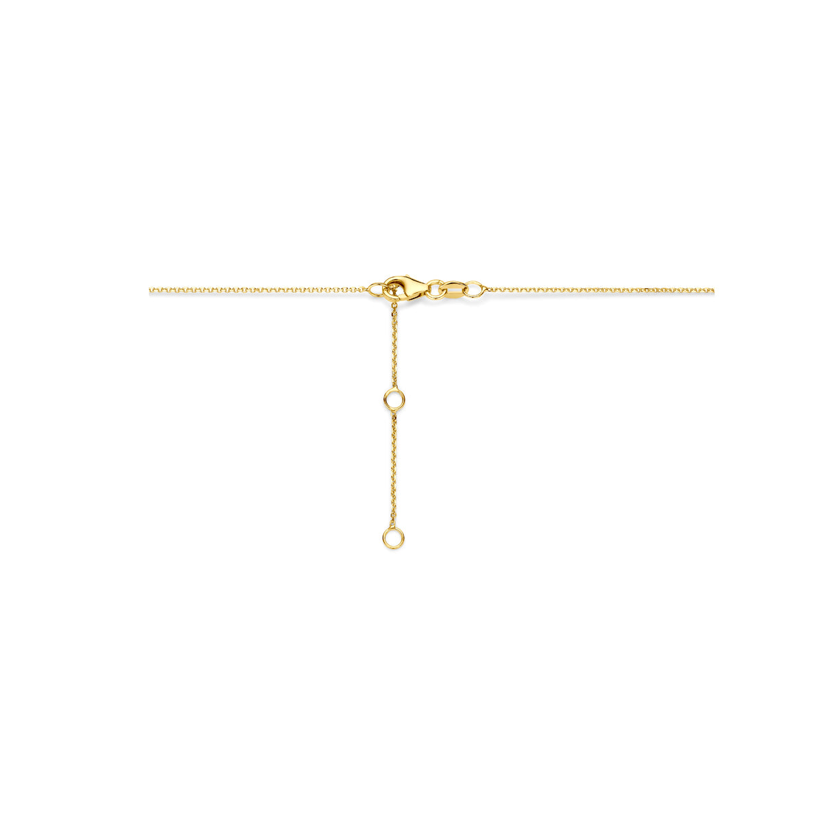 Fantasy Collection Collier lab grown diamant 14K geelgoud 0.05ct g vs 40 - 42 - 44 cm - afbeelding 3