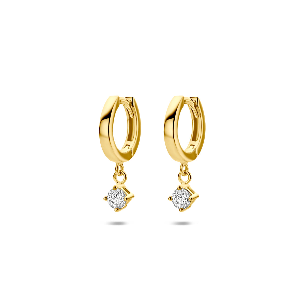 Fantasy Collection Oorringen zirkonia 14K geelgoud 16,5 mm