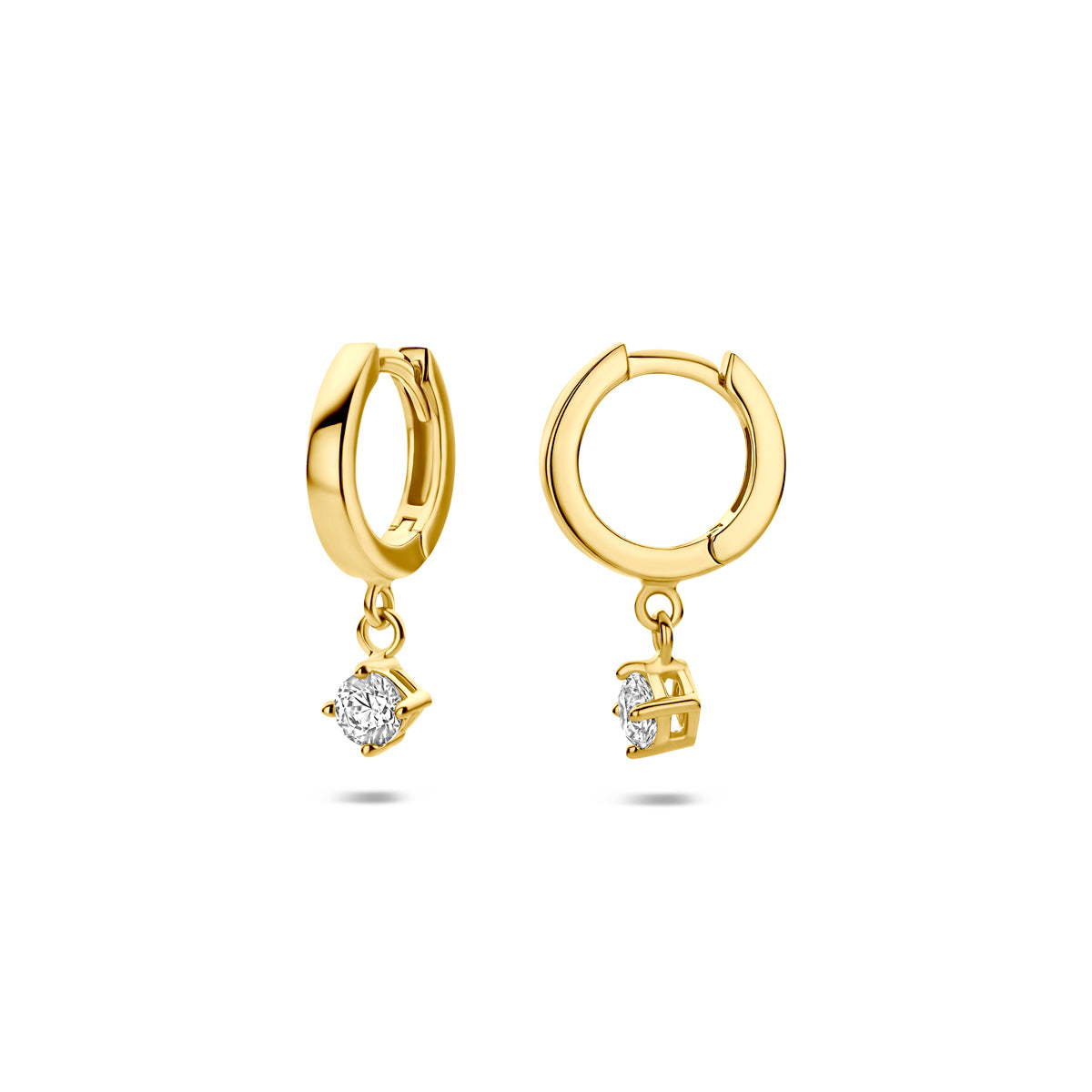 Fantasy Collection Oorringen zirkonia 14K geelgoud 16,5 mm - afbeelding 3
