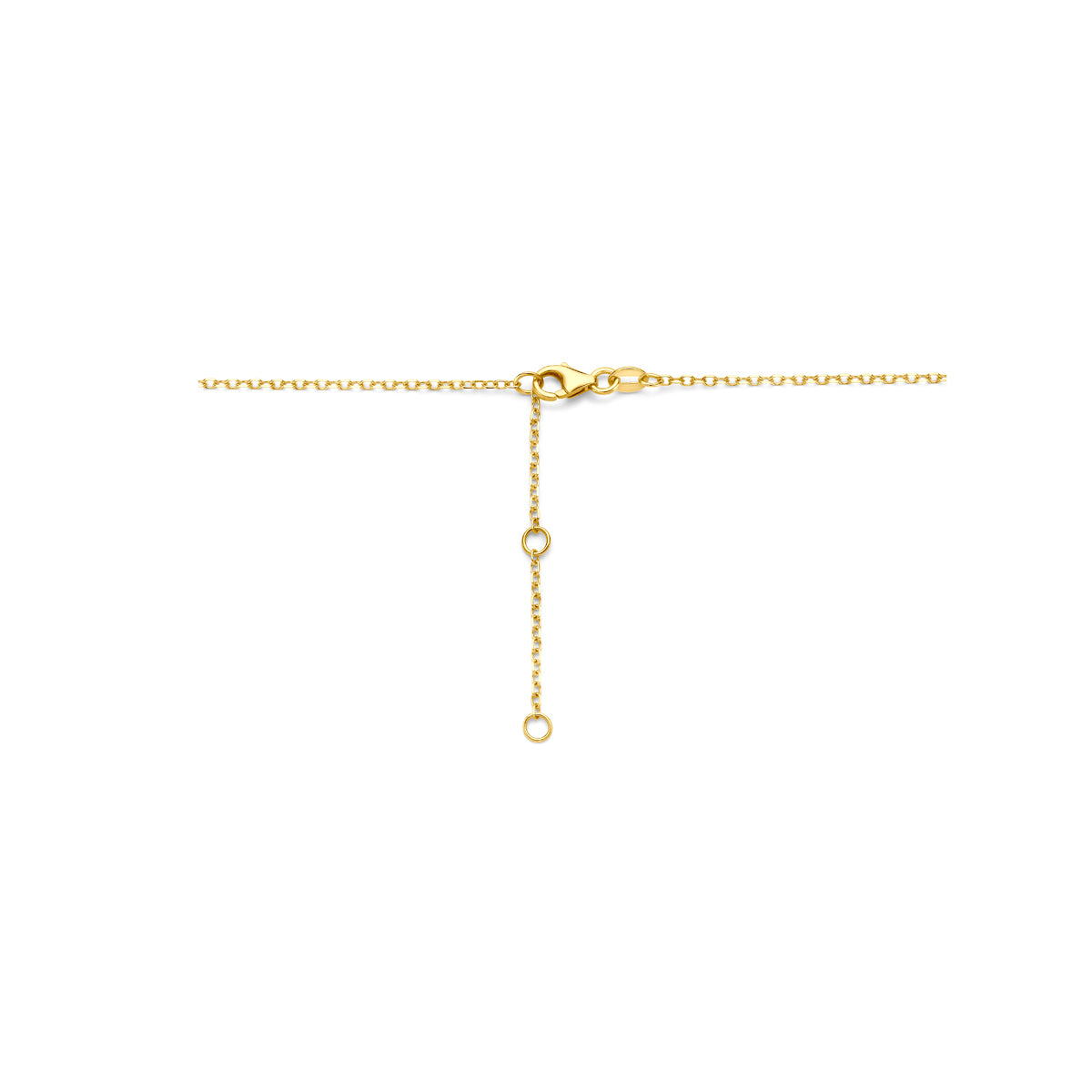 Fantasy Collection Collier koffieboon 14K geelgoud 40 - 42 - 44 cm - afbeelding 3