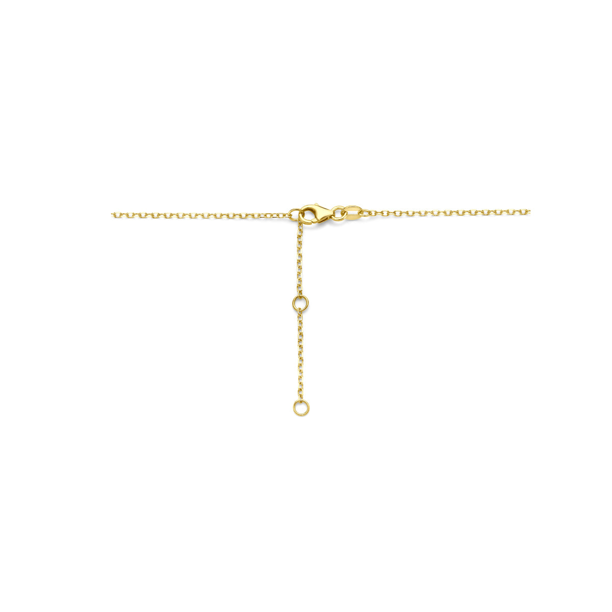 Fantasy Collection Collier koffieboon 14K geelgoud 40 - 42 - 44 cm - afbeelding 3