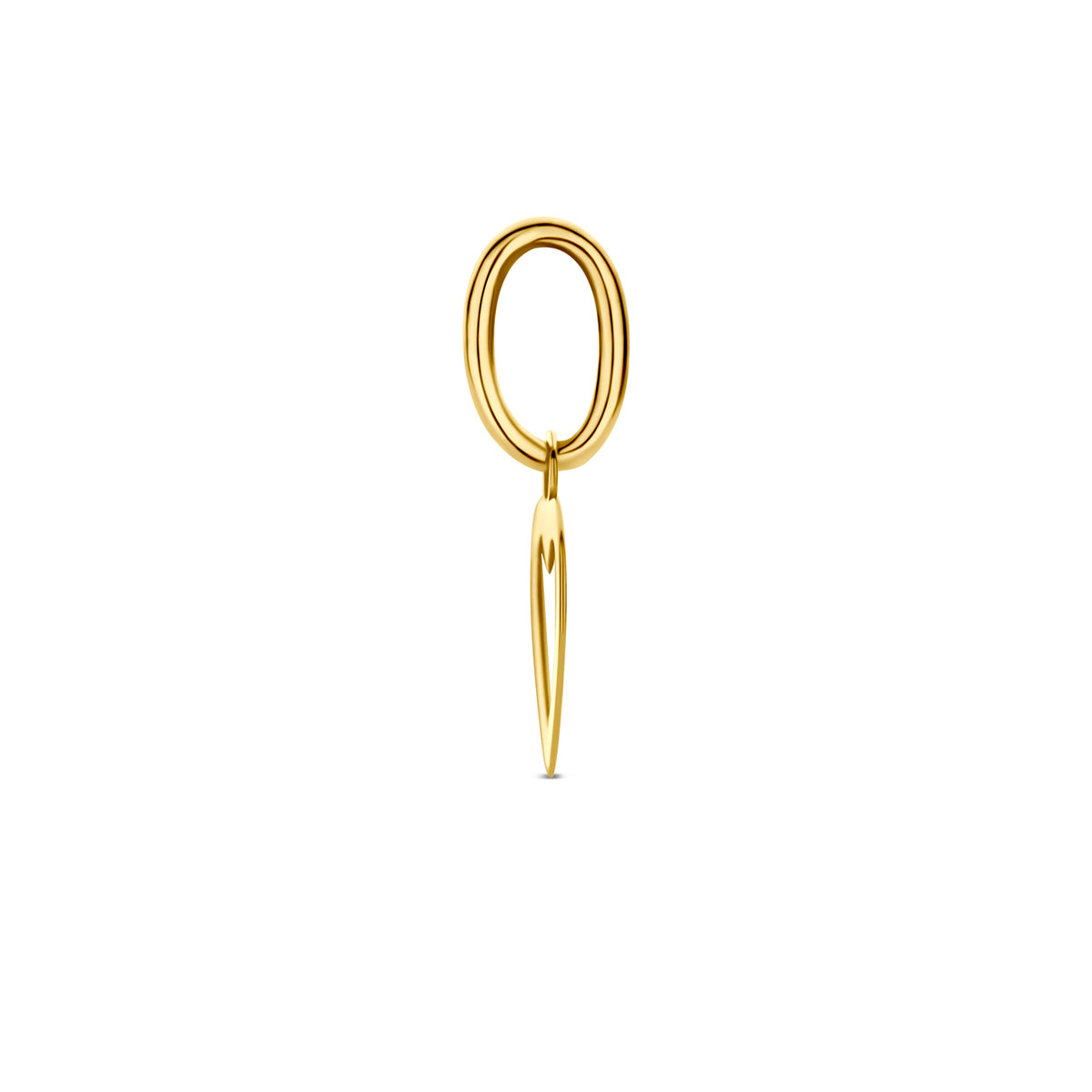Fantasy Collection Hanger hartje 14K geelgoud 6,5 mm - afbeelding 3