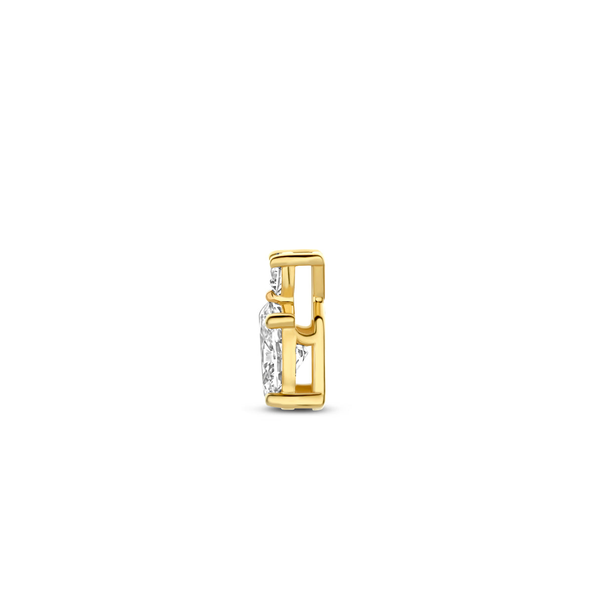 Fantasy Collection Hanger lab grown diamant 14K geelgoud 0.33ct f vs 8 mm - afbeelding 3