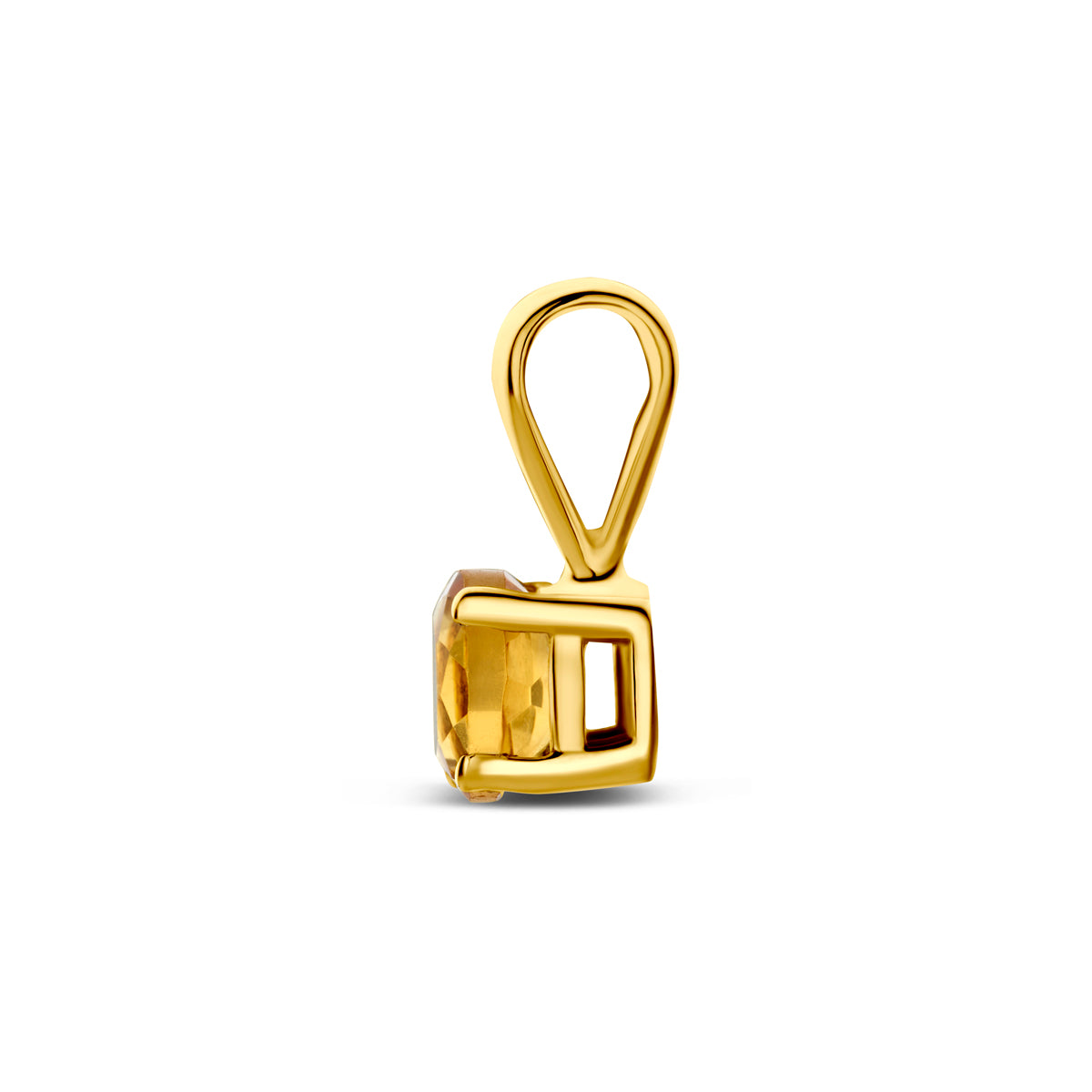 Fantasy Collection Hanger citrien 14K geelgoud 9 mm - afbeelding 3