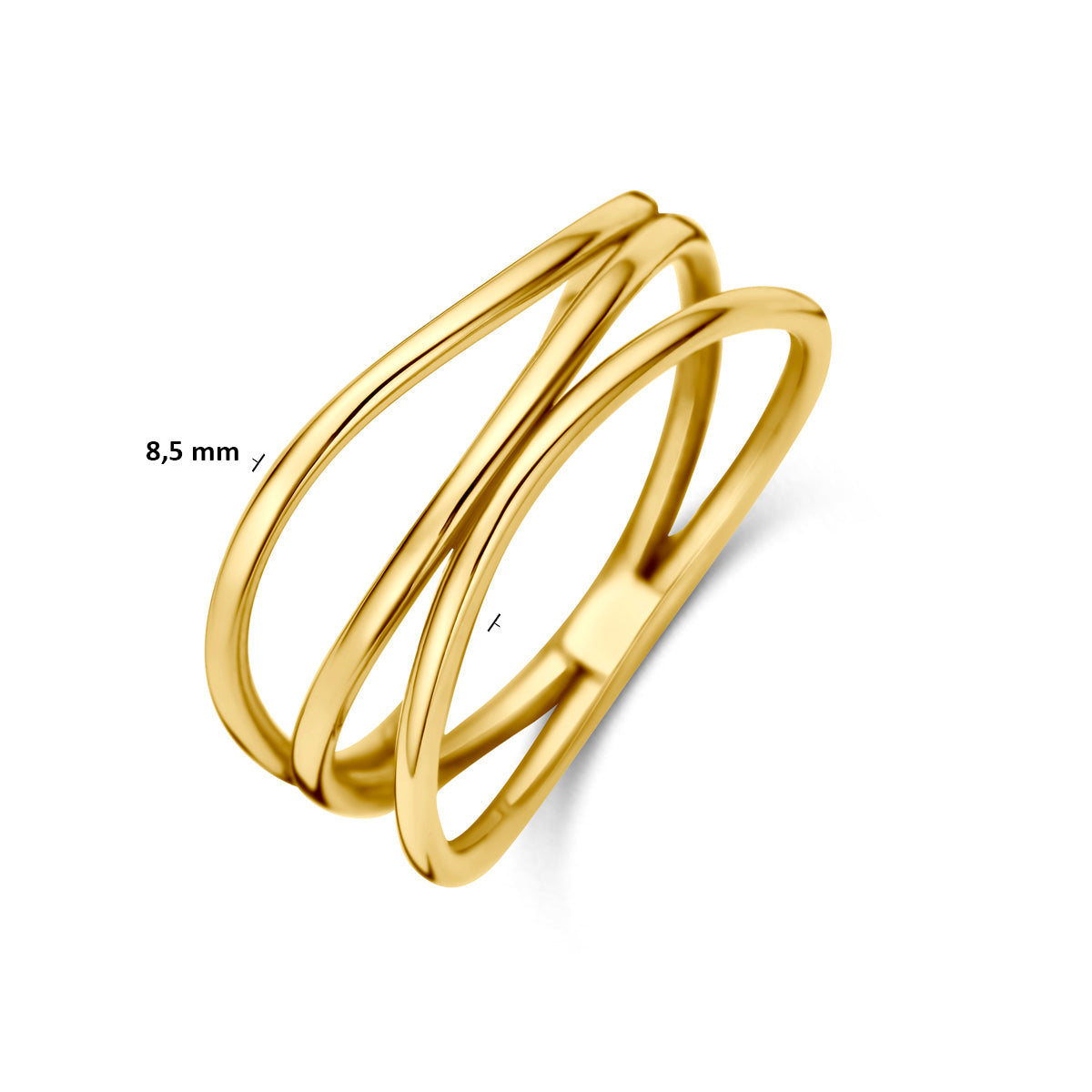 Ring 14K geelgoud 8.5 mm