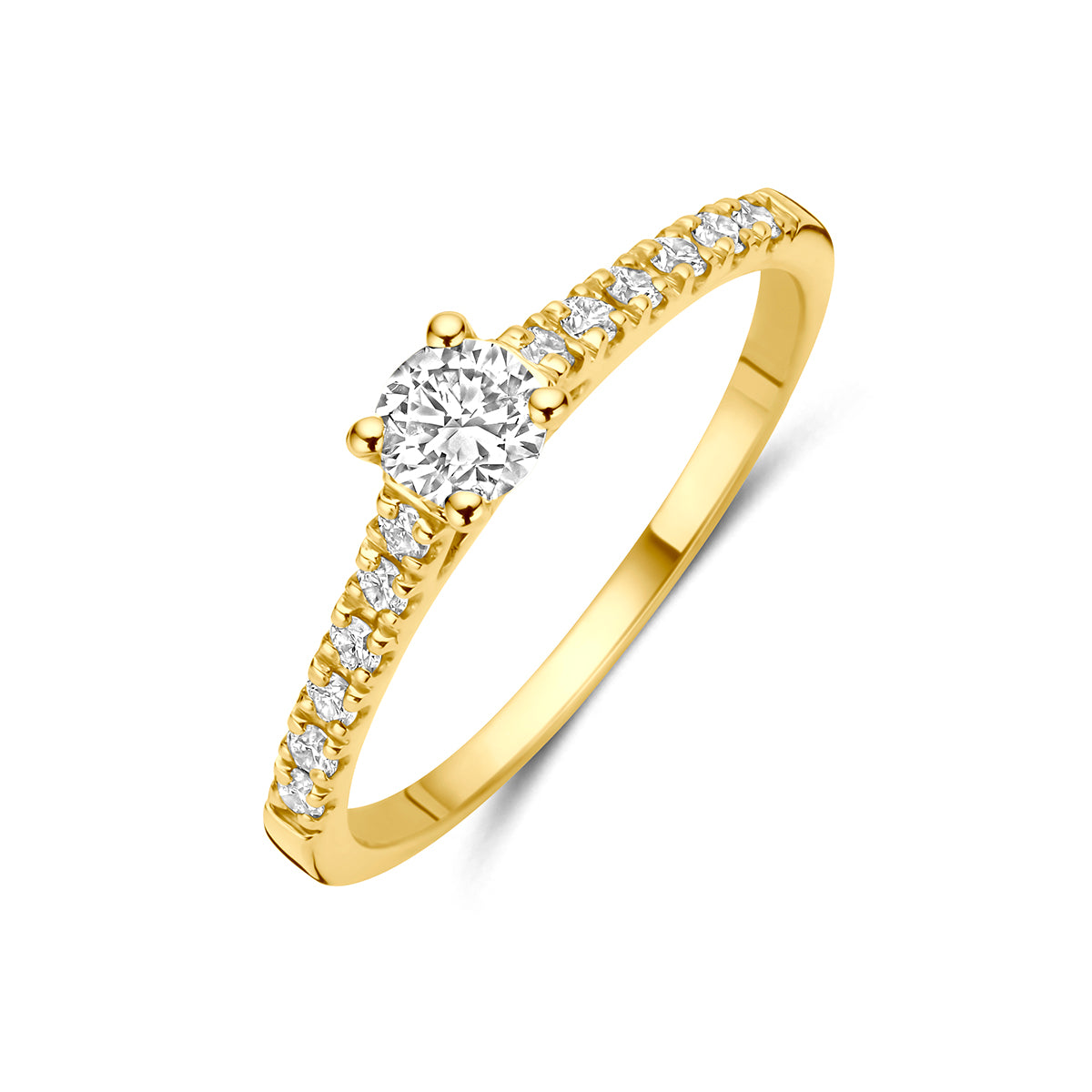 Fantasy Collection Ring lab grown diamant 14K geelgoud 0.43ct f vs