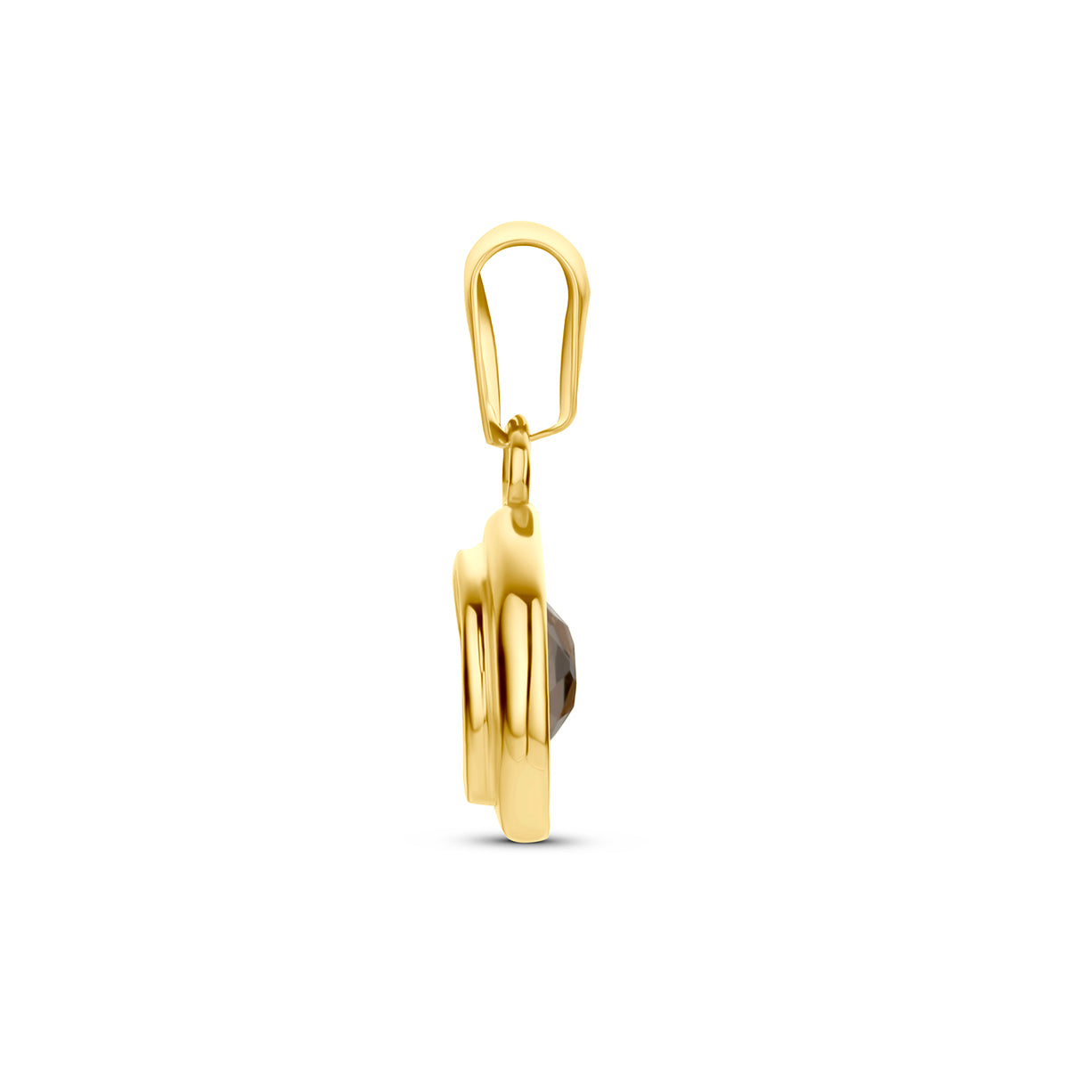 Fantasy Collection Hanger rookkwarts 14K geelgoud 9 mm - afbeelding 3