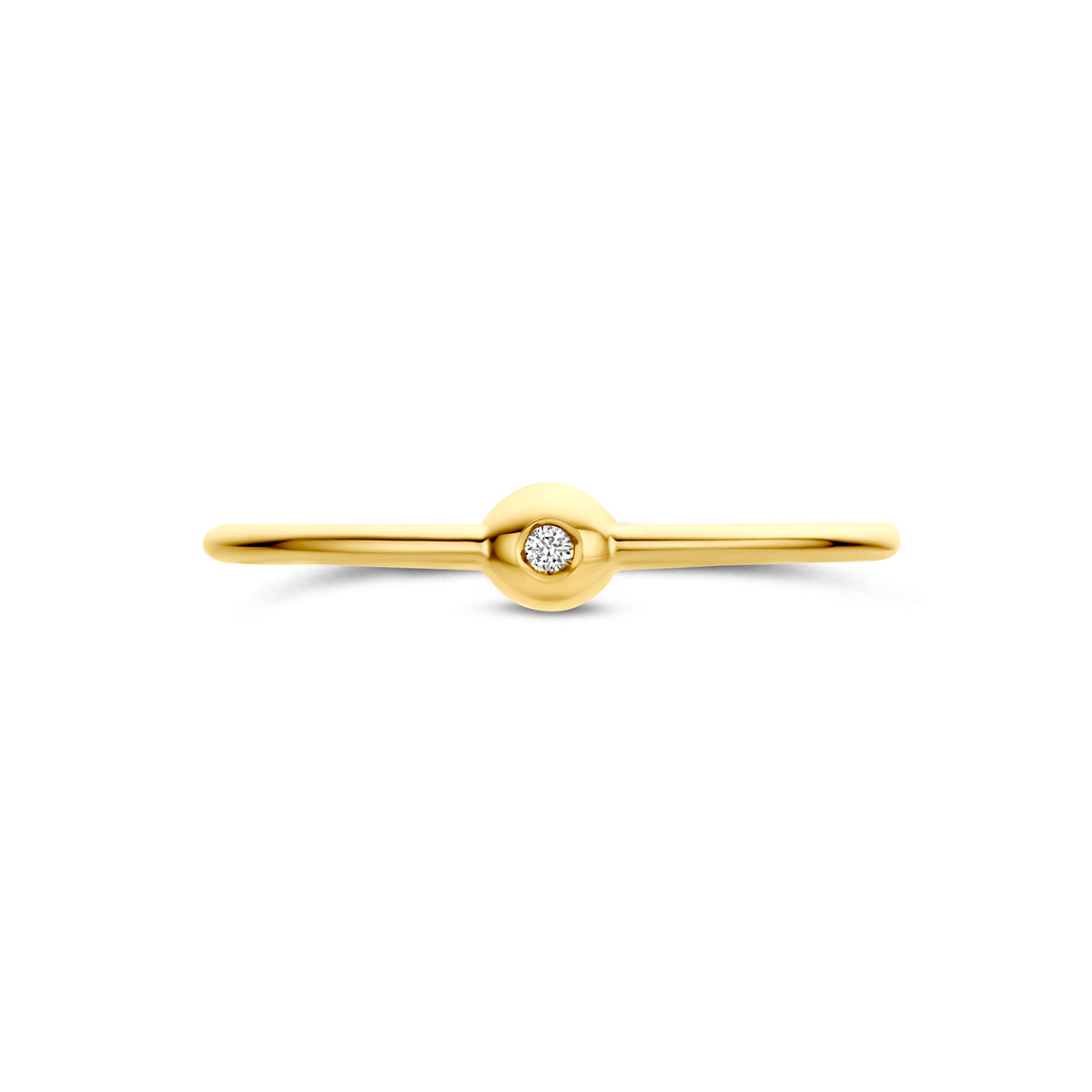 Fantasy Collection Ring diamant 14K geelgoud 0.009ct h si - afbeelding 4